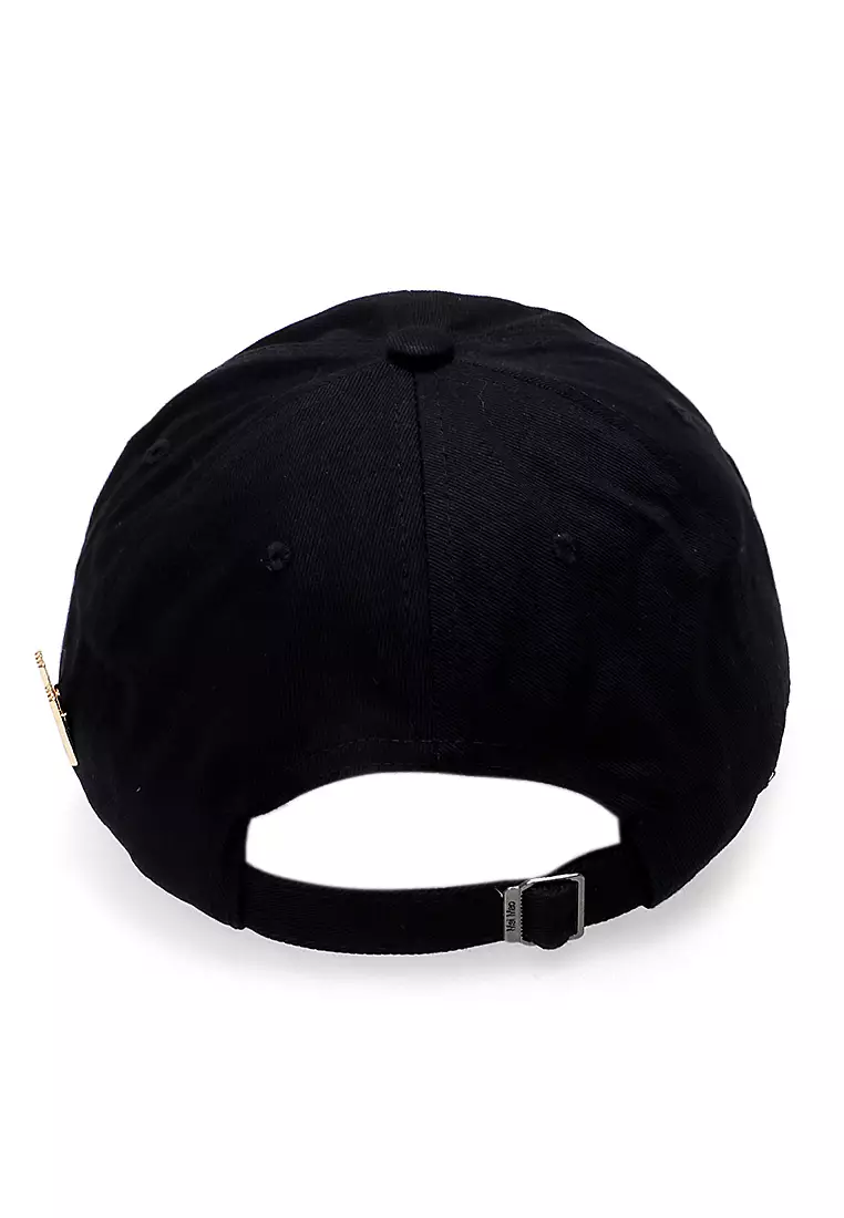 Drsh Topi Caps Baseball Unisex Casual Army Resizable Strap Material Cotton Drill ORIGINAL - Black