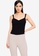 ABERCROMBIE & FITCH black Bare Ruched Mimosa Cami 6142AAAF01E275GS_1