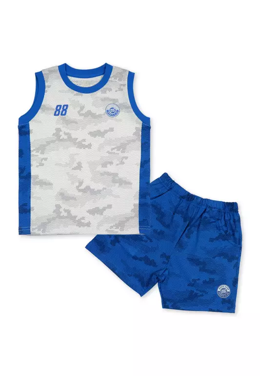 Boys Muscle Shirt Combi with Short Set