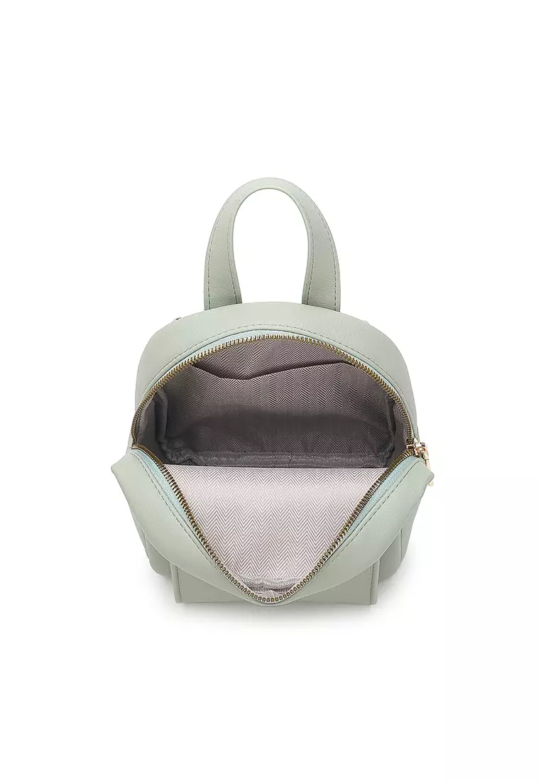 Women's 2-Way Backpack / Crossbody Bag / Sling Bag (Tas Ransel Wanita & Tas Punggung Wanita / Tas Selempang Wanita) - Hijau