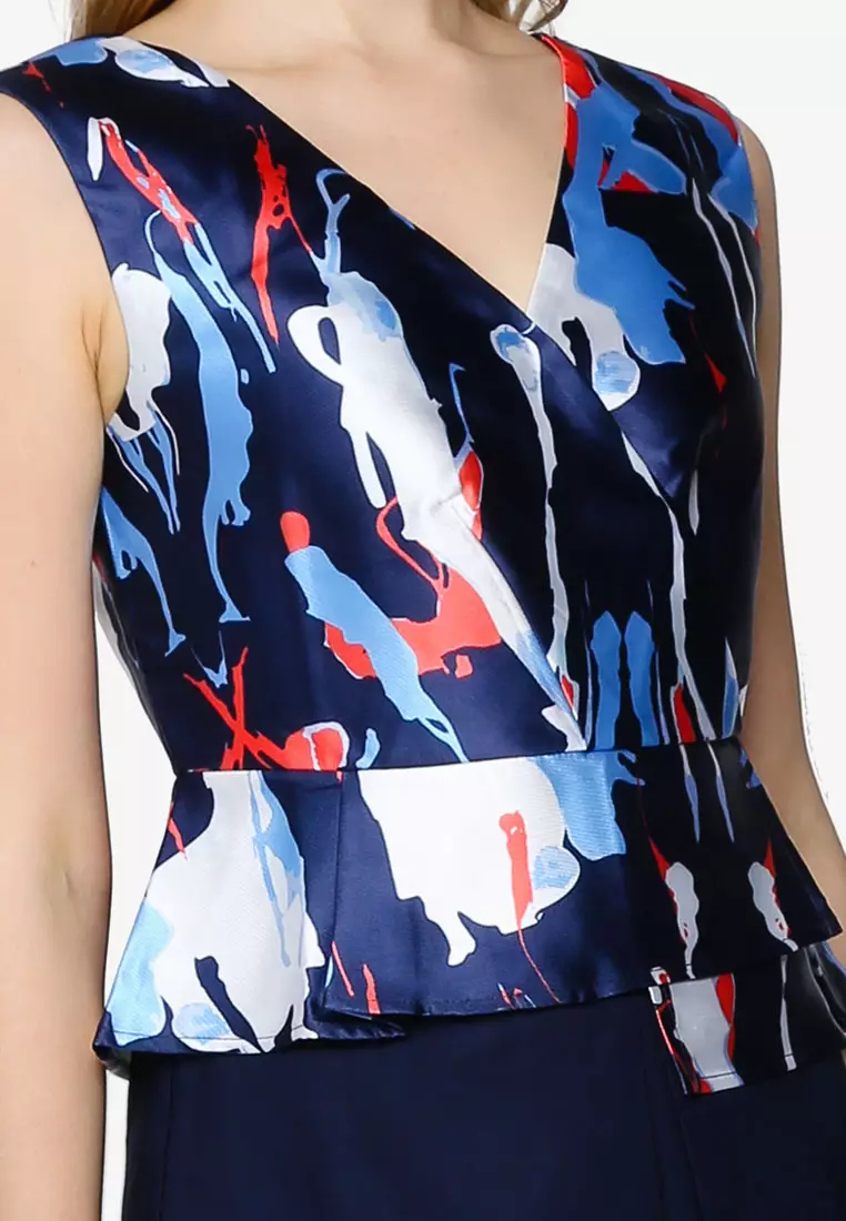 A-line Dress With Floral Prints