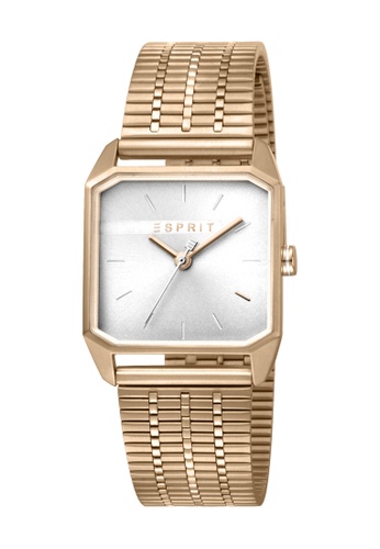 esprit ladies watch rose gold