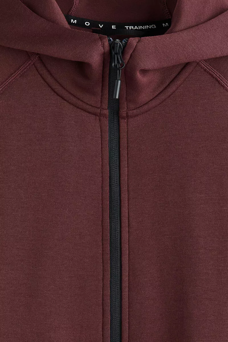 Sports zip-through hoodie with DryMove™