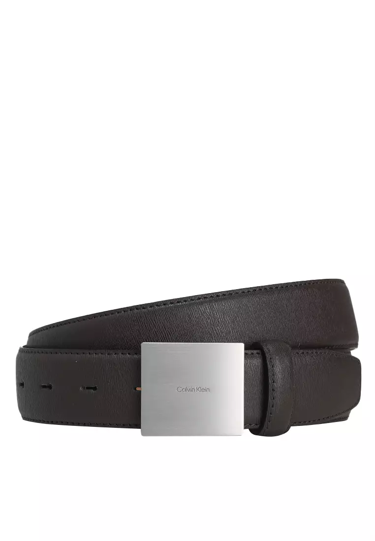 Buy Calvin Klein Plaque Buckle 35MM Belt Calvin Klein