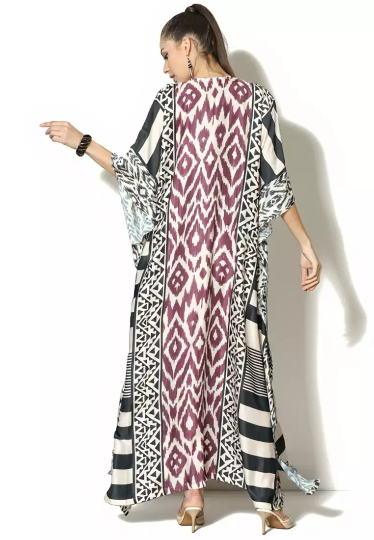 Kanzi Exclusive Short Sleeve Classic Kaftan