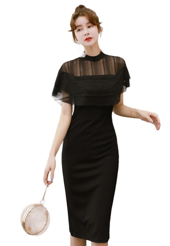 Buy Sunnydaysweety Korean Sexy See Through Mesh Slim One Piece Dress Online Zalora Malaysia