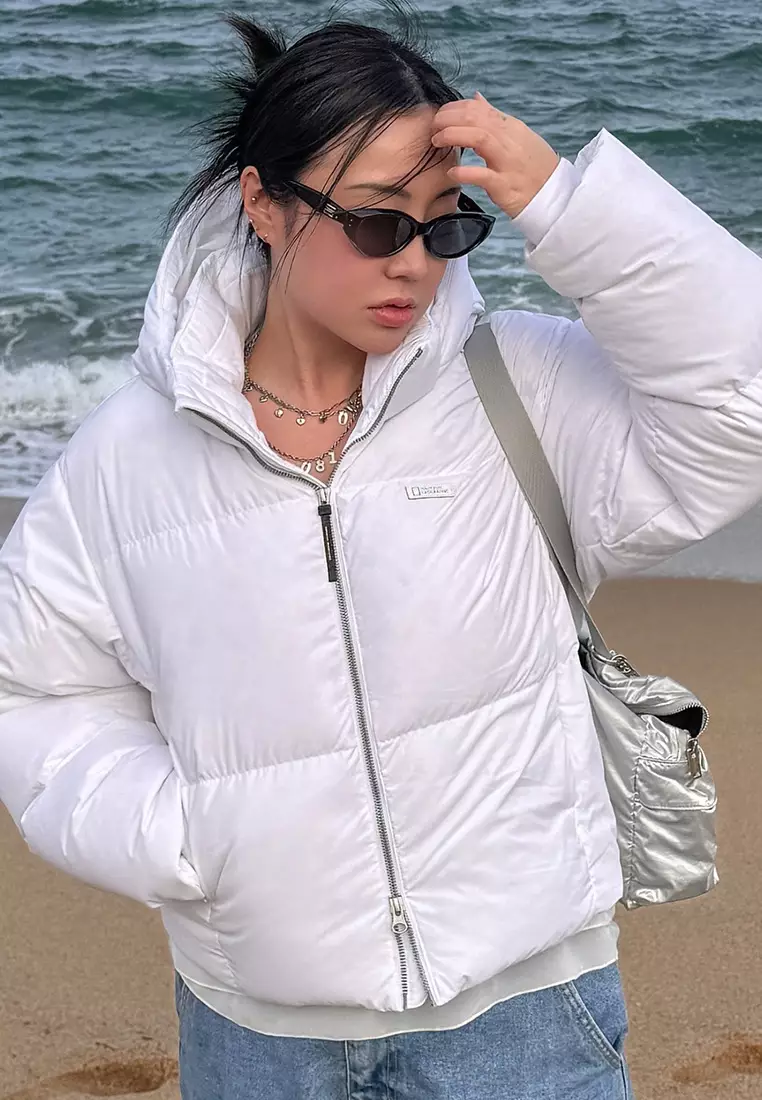 Women’s CAYMAN Detachable Hood Cropped Down Jacket