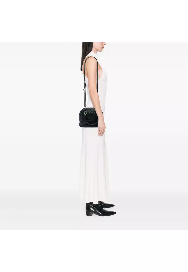 Pre-Loved Gucci Mini Microguccissima Dome Satchel