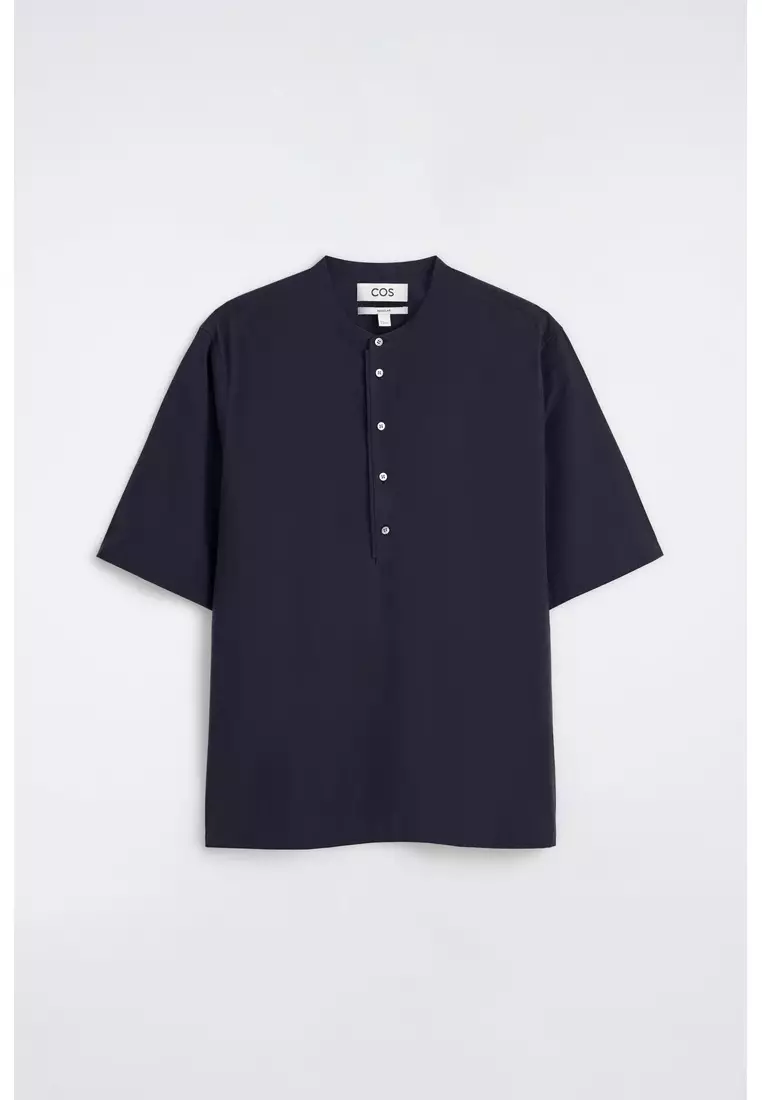 COTTON HENLEY SHIRT