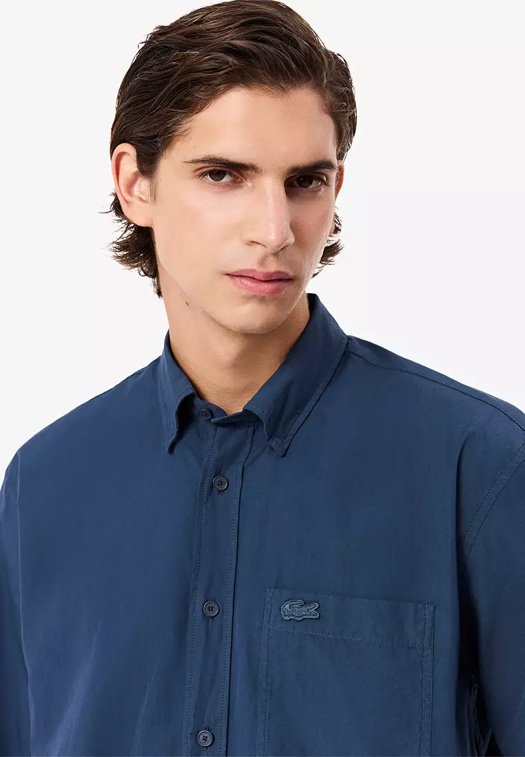 Lightweight Relaxed Fit Poplin Shirt