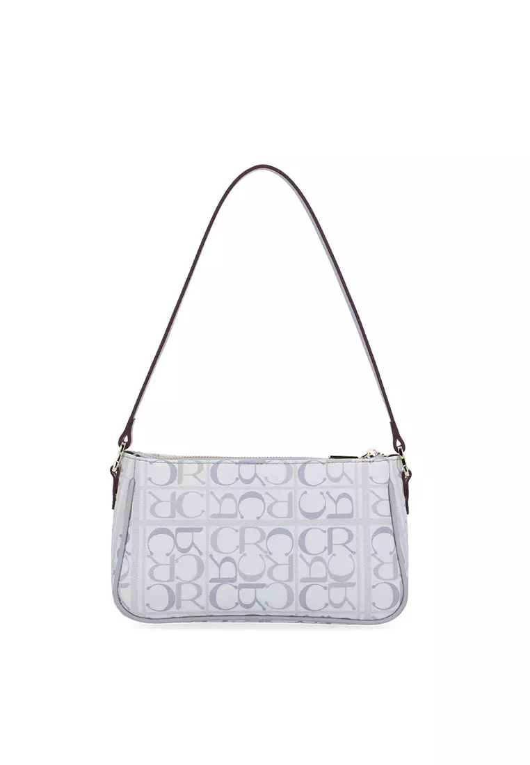 Carlo GEO Shoulder Bag - Medium Grey
