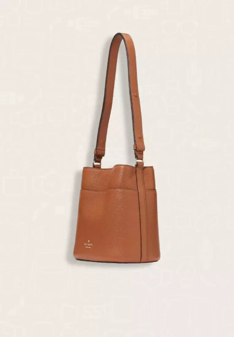 Jual Kate Spade Kate Spade Leila Small Bucket Bag Warm Gingerbread