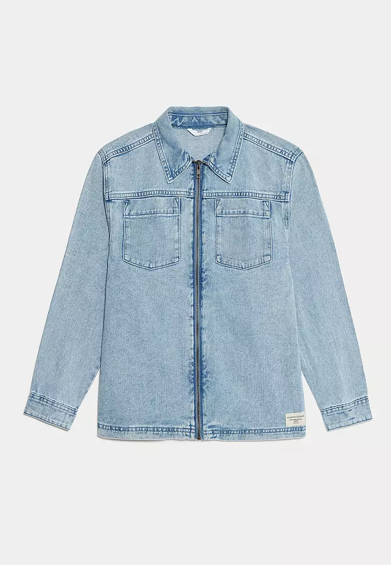 Denim Zip Shirt