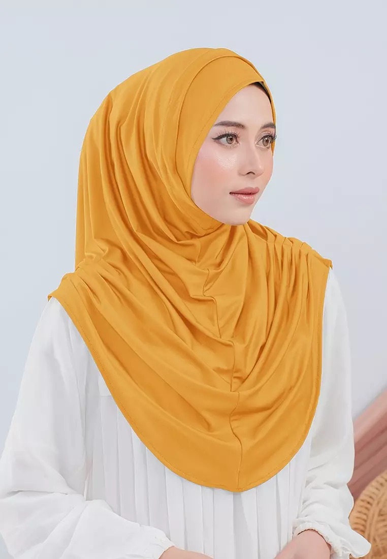 HIJAB INSTAN VALEEQA - HOT MUSTARD