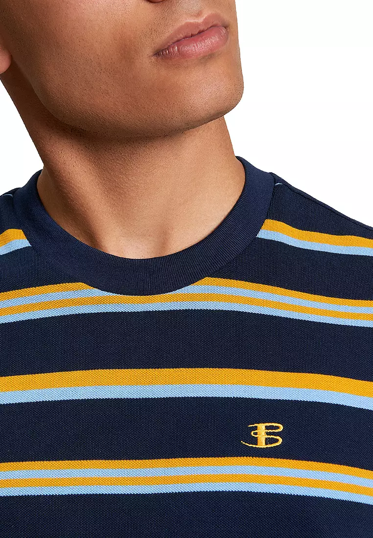 Textured Stripe Tee