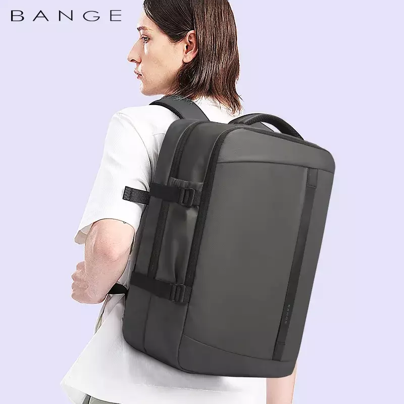 Bange BG2892 Tas Ransel pria Laptop Kerja Backpack 15.6 Inch - Grey