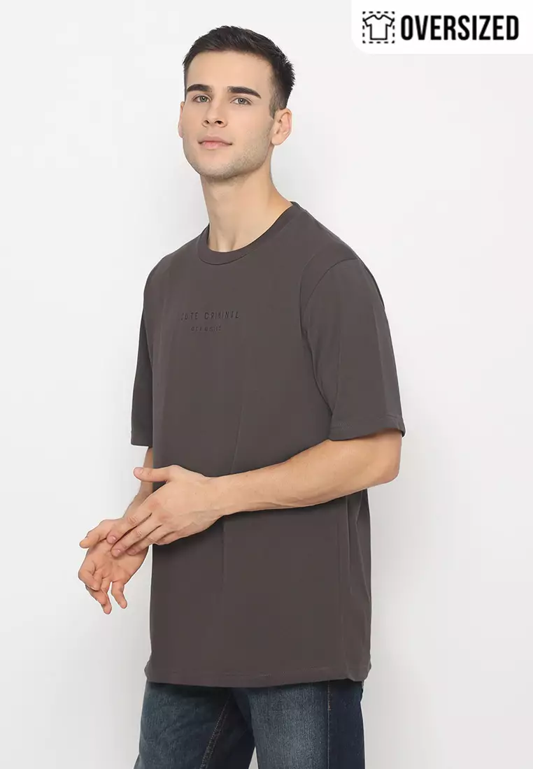 RBJ Unisex T-Shirt Teddy Cotton Combed Oversized Pria 2079350011