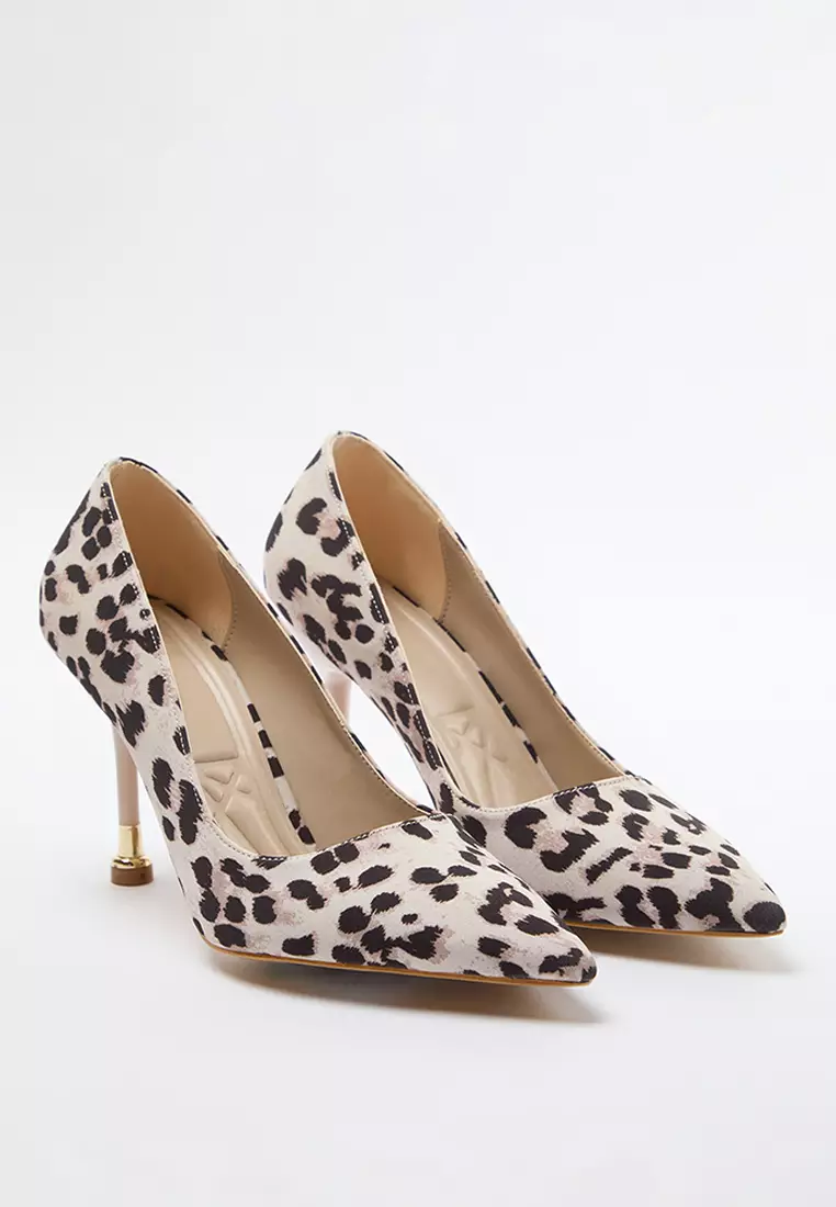 Leopard Print Stiletto Heels