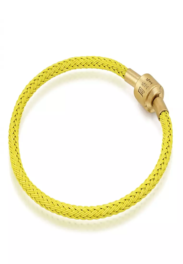 Stainless Steel Charm Bracelet for Women Mustard 3mm