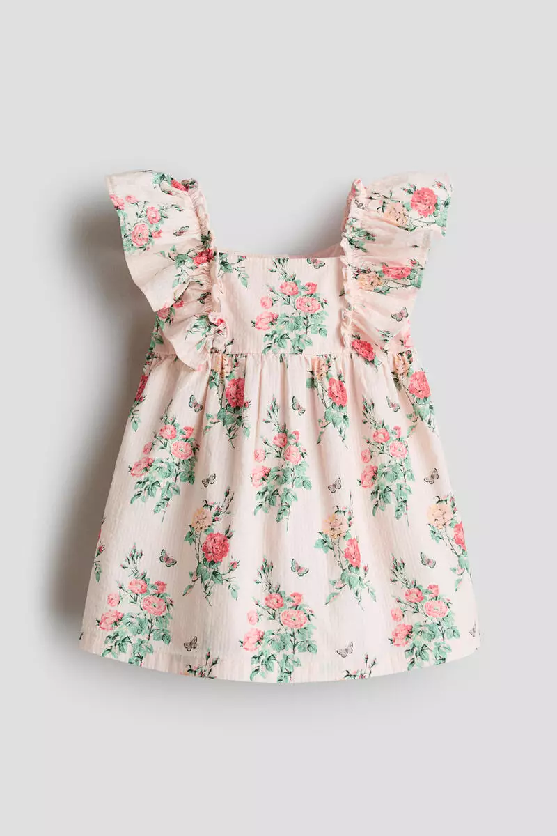 Buy H&M Empire-line cotton dress 2026 Online | ZALORA