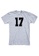MRL Prints grey Number Shirt 17 T-Shirt Customized Jersey 5198EAA4908156GS_1