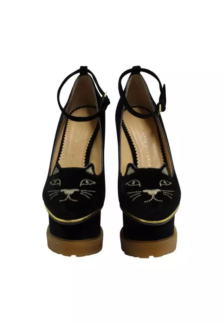 Charlotte olympia discount kitty wedge