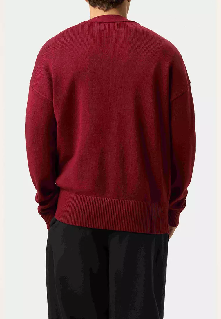 Baseline Cardigan Sweater Syrah