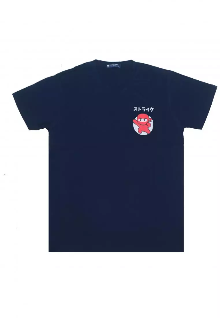 MTH16 thirdday kaos pria casual unisex ishikawa ninja cst navy