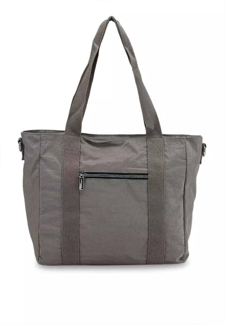 Metallic Series Crinkle Nylon Convertible Shoulder Bag