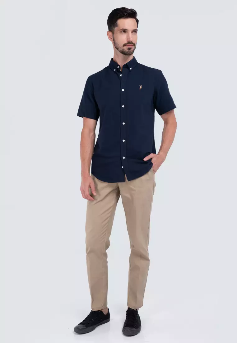Polo Haus - Men’Cotton Plain Regular Fit Short Sleeve