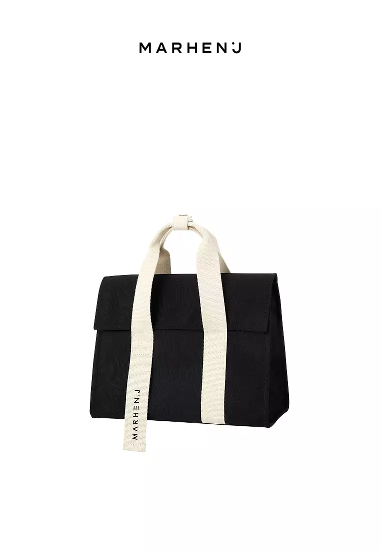 ROY MINI Canvas Crossbody Bag Black