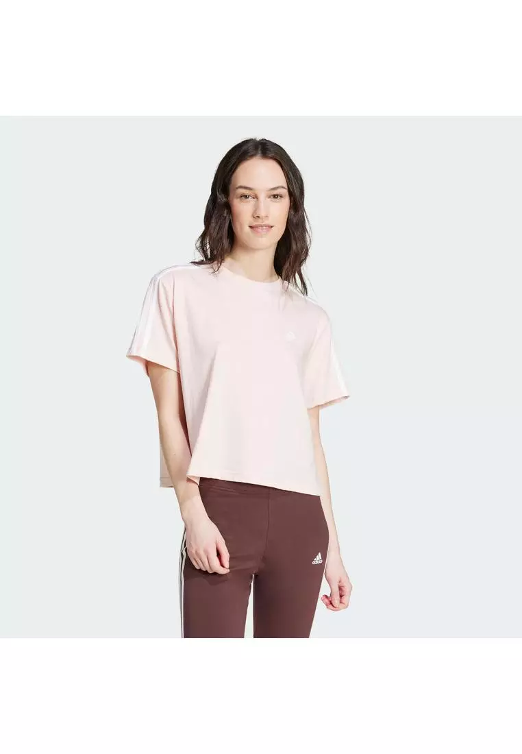 網上選購 ADIDAS Essentials 三間短版上衣 2025 系列 | ZALORA香港