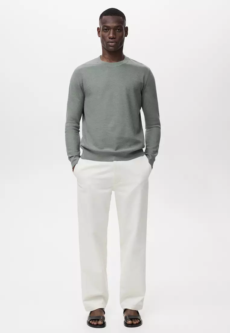 Microstructured Knitted Sweater