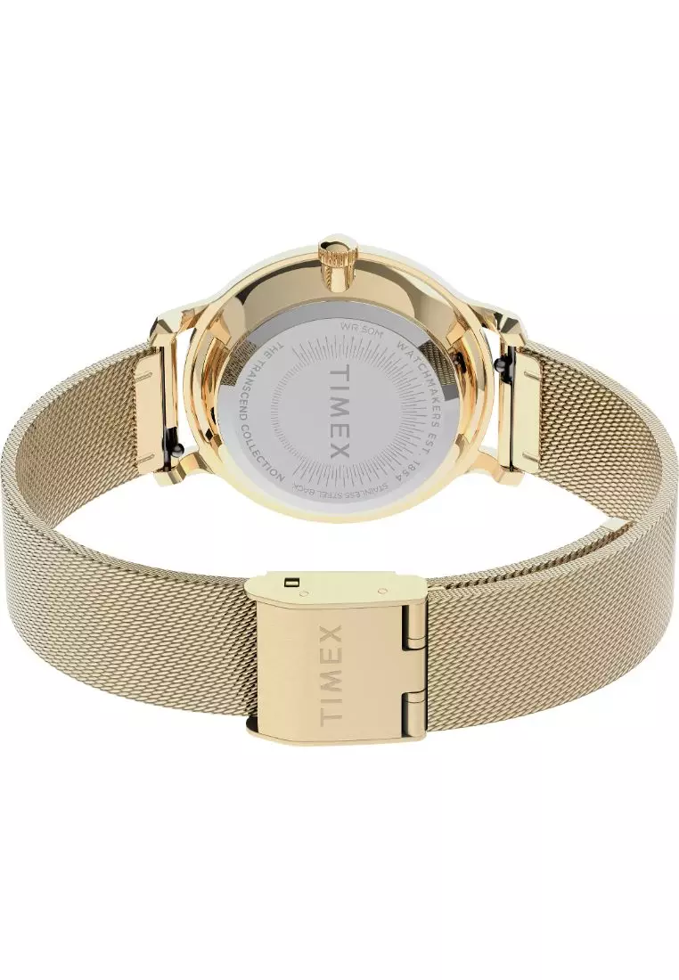 Buy Timex Timex Transcend™ 31mm Gold-Tone Case, Stainless Steel