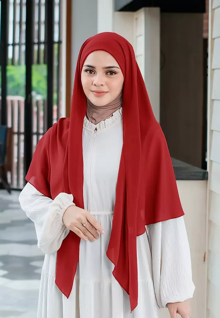 HIJAB INSTAN PAULA - MAROON
