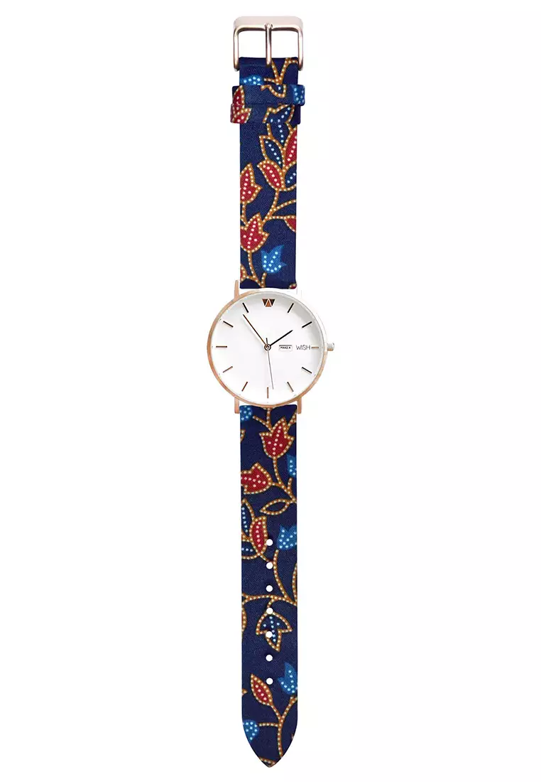 Jam Tangan Batik Wanita Wish W3002L/12A