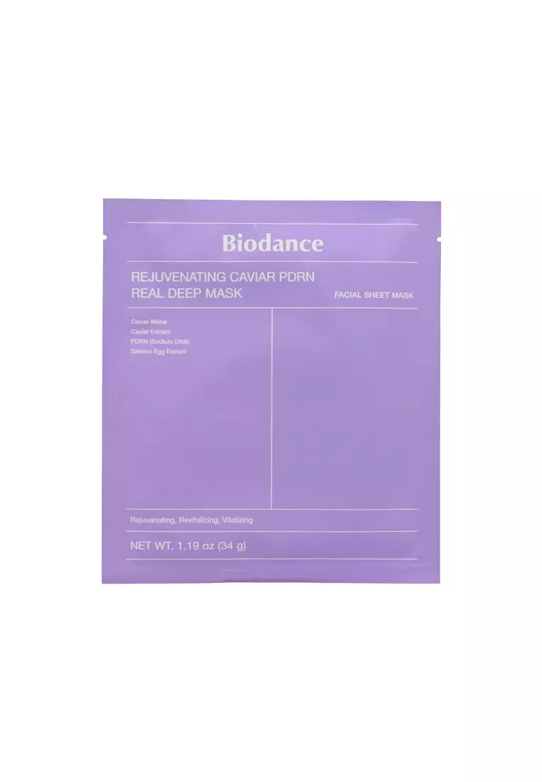 BIODANCE Rejuvenating Caviar PDRN Real Deep Mask (4pcs) 4piece