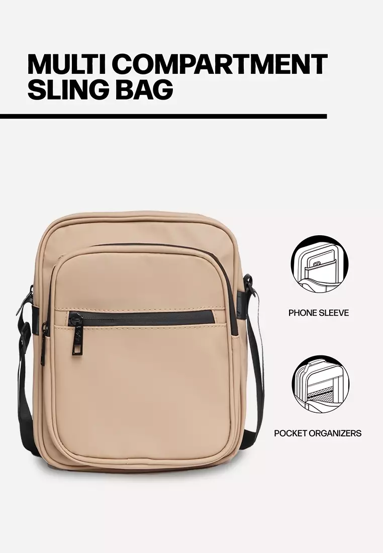 Buy OXGN Multi Compartment Sling Bag 2024 Online | ZALORA Philippines