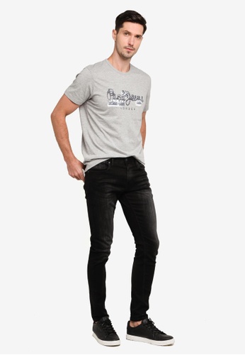Buy Pepe Jeans Finsbury Skinny Fit Low Waist Jeans Online Zalora Singapore