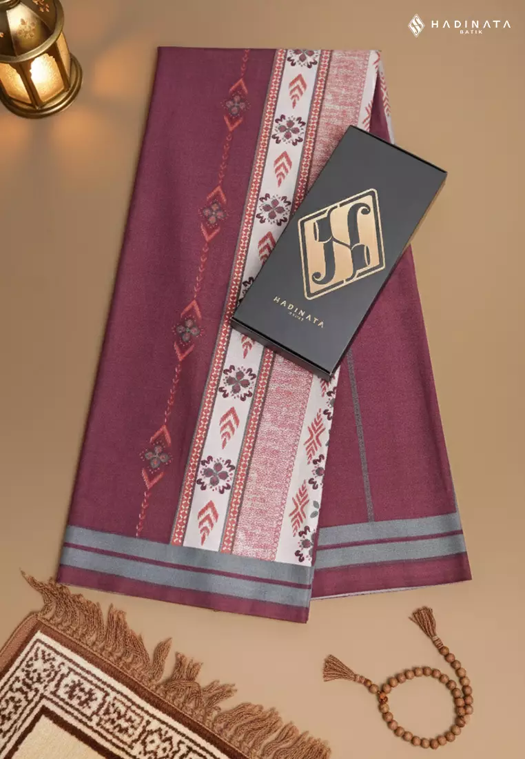 Hadinata Batik Sarung Saskara Maroon