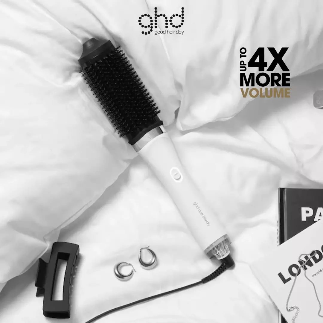 ghd Duet Wet to Dry Hot Air Styler Blowdry White - Alat Styling Rambut Blow
