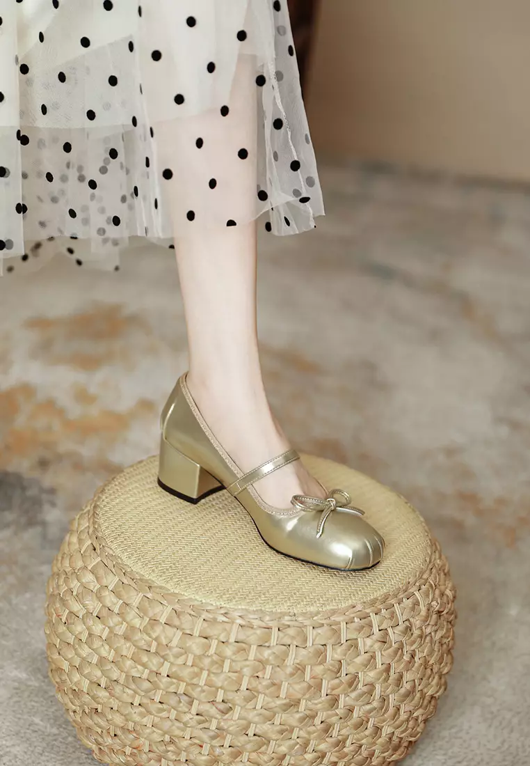 5CM Bow Knot Mary Jane Shoes TE868-22
