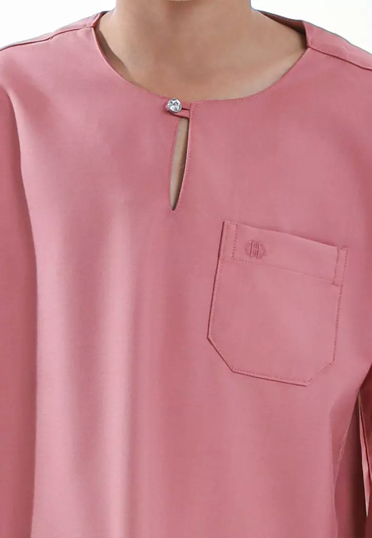 Forest x Hatta Dolmat Baju Melayu Teluk Belanga Budak - FK24104BM-59LotusPink
