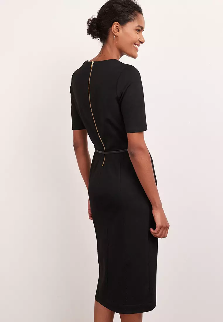 Claudia ponte midi dress sale