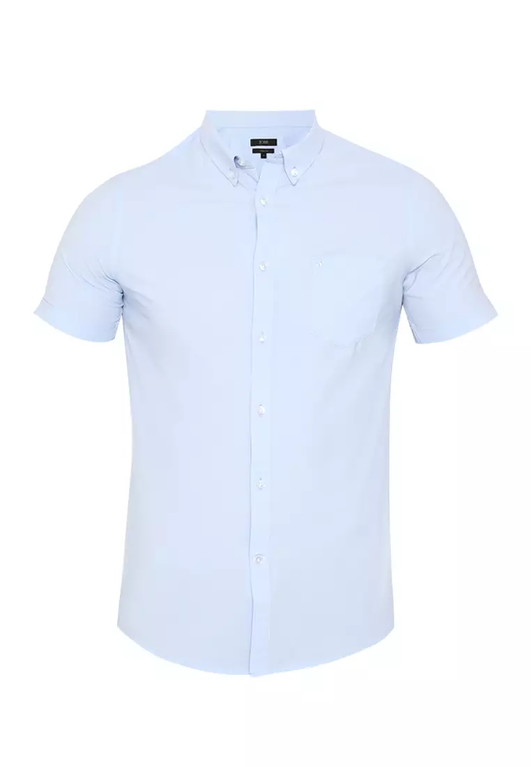 Jobb Minnesota Kemeja Pria Lengan Pendek Slim Fit L.Blue - 2022 Edition