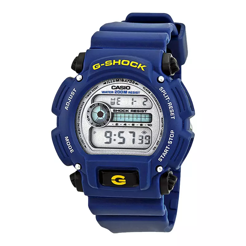 Jam Tangan Pria Casio G-Shock DW-9052-2VDR Men Digital Dial Blue Resin Band