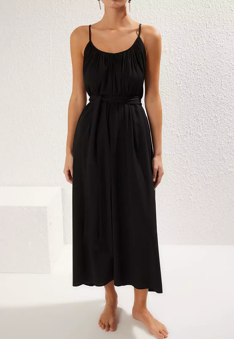 Woven Beach Maxi Dress