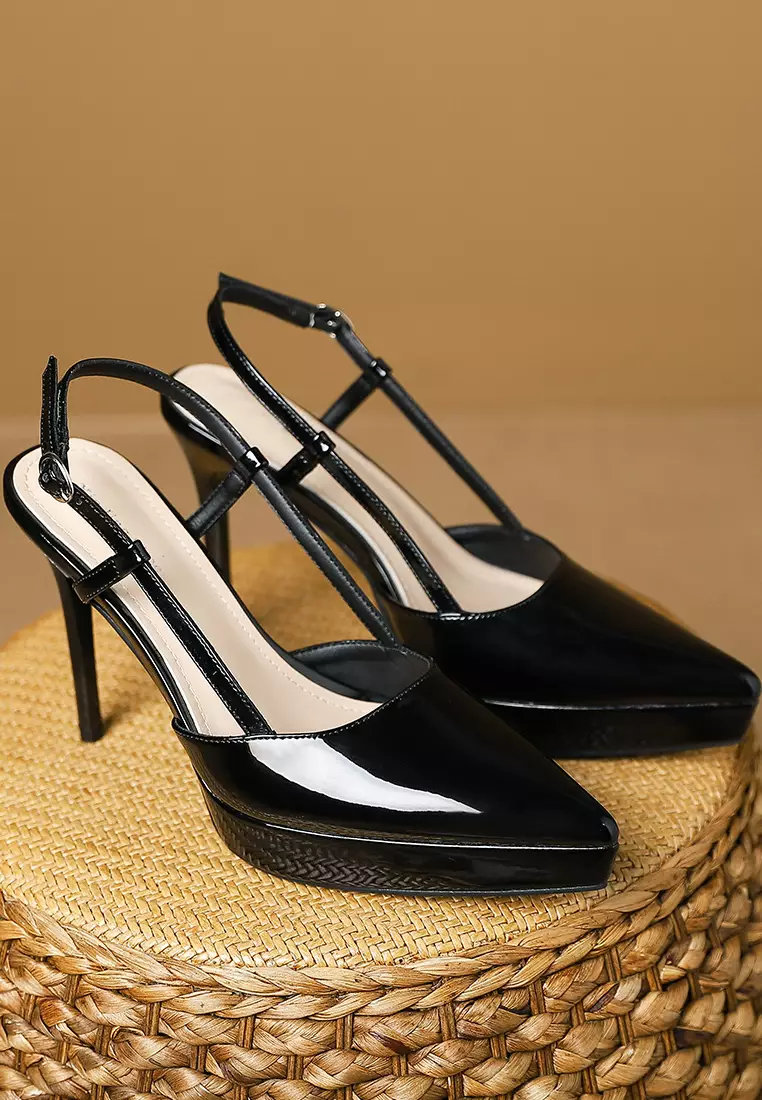 Buy Twenty Eight Shoes VANSA Pointed Toe Back Buckle Strap High Heel Shoes  VSW-H999-1 2024 Online