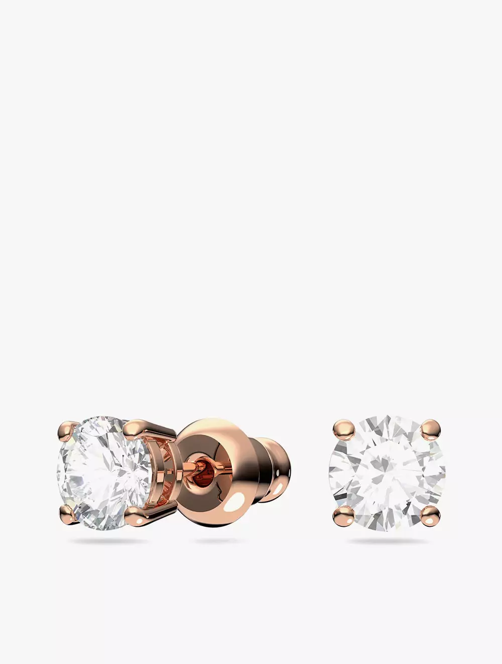 Stella Set, Star, White, Rose Gold-Tone Plated - White