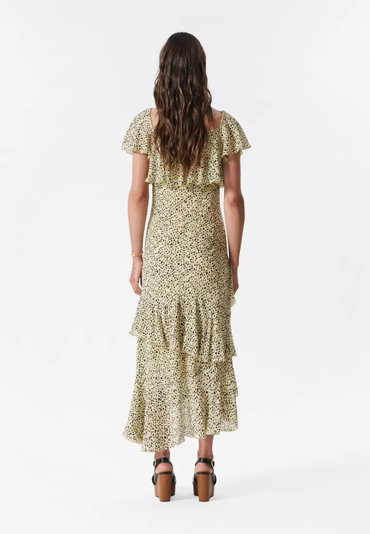 Ruffle Midi Dress